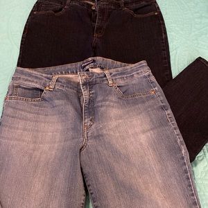 2 Pairs of Bandolino Caroline Jeans size 12